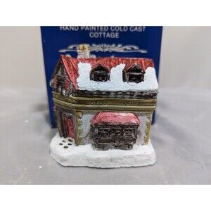 A Dickens Christmas Collection Scrooge Counting House 1988 RSVP Cast Cottage